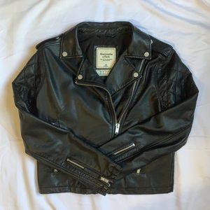 A&F Vegan Leather Jacket